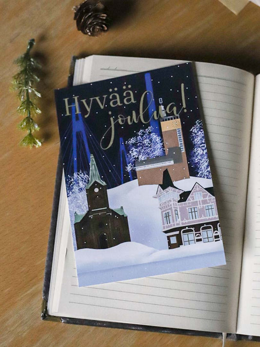 Jyväskylä-joulukortti