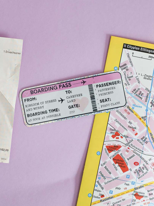Boarding pass to happiness -tarra