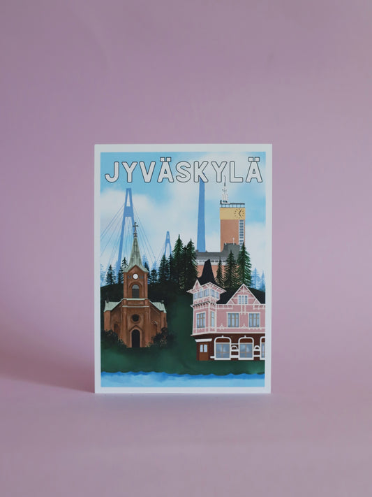 Jyväskylä-postikortti