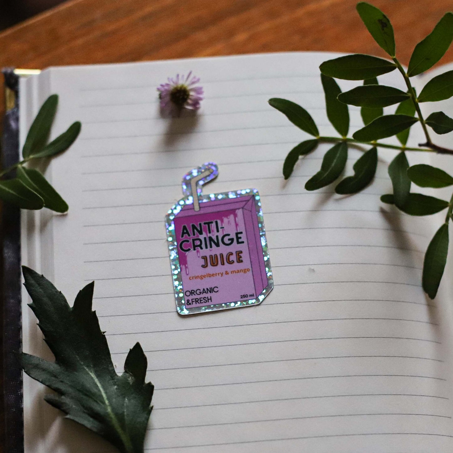 Anti-cringe juice -glittertarra